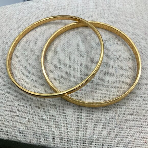 Monet Bundle Gold Tone Bangle Bracelet - Picture 3 of 5